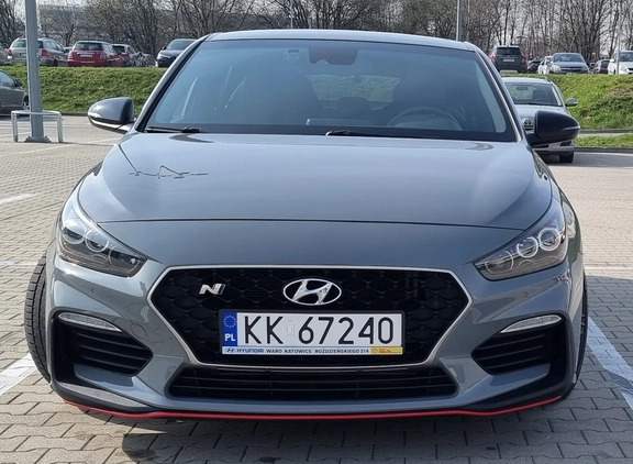 Hyundai i30 N cena 92500 przebieg: 77000, rok produkcji 2019 z Kraków małe 67